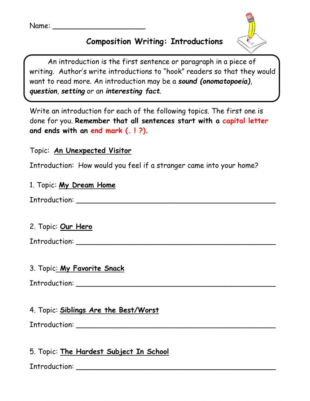 How To Write An Introduction Paragraph For An Argumentative Essay