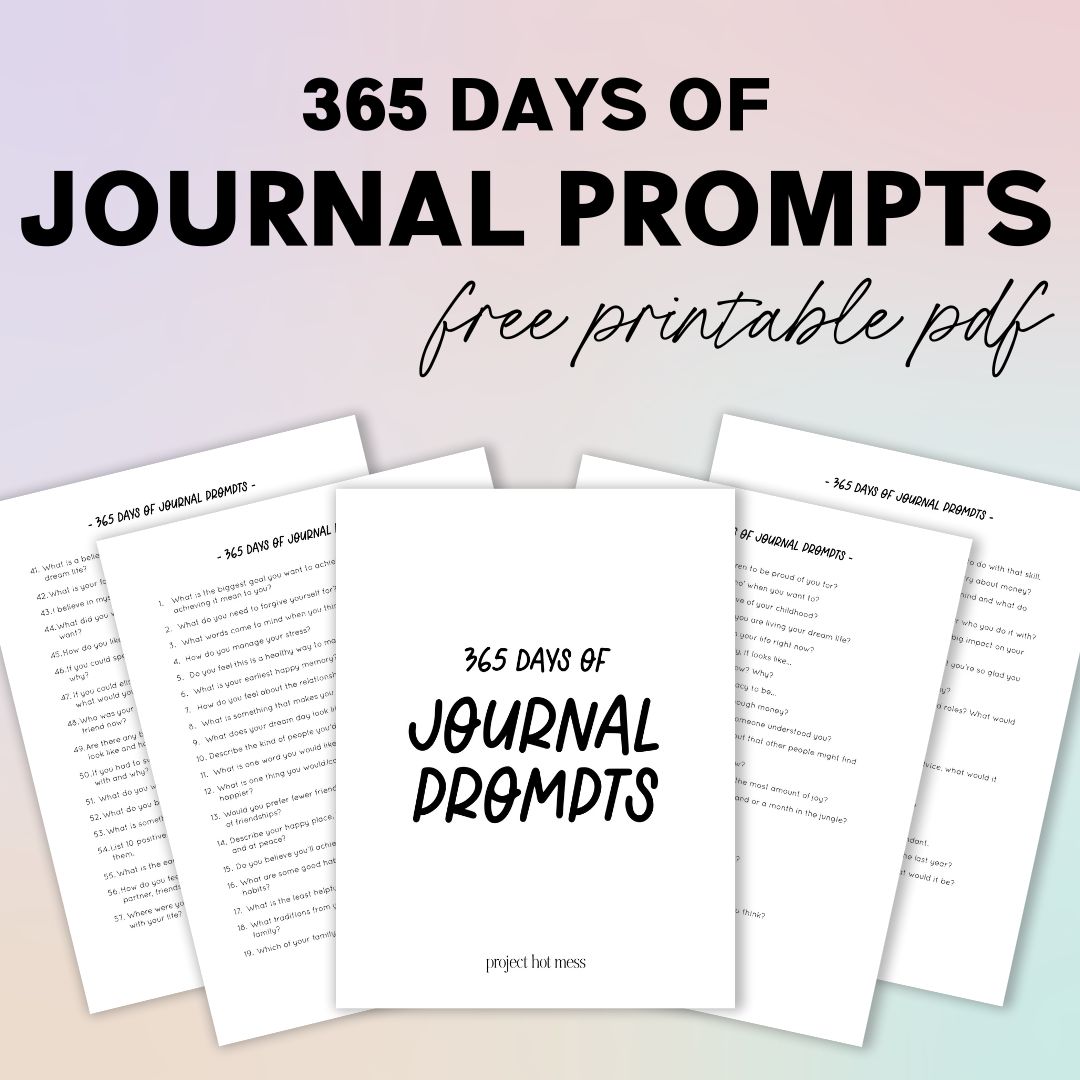 Fill In The Blank Journal Prompts