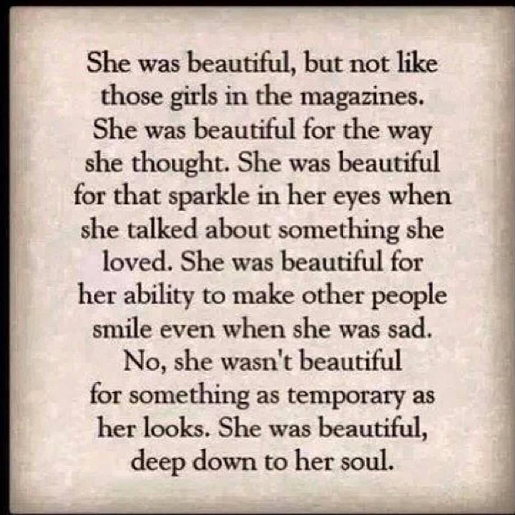 Tell Her She Is Beautiful