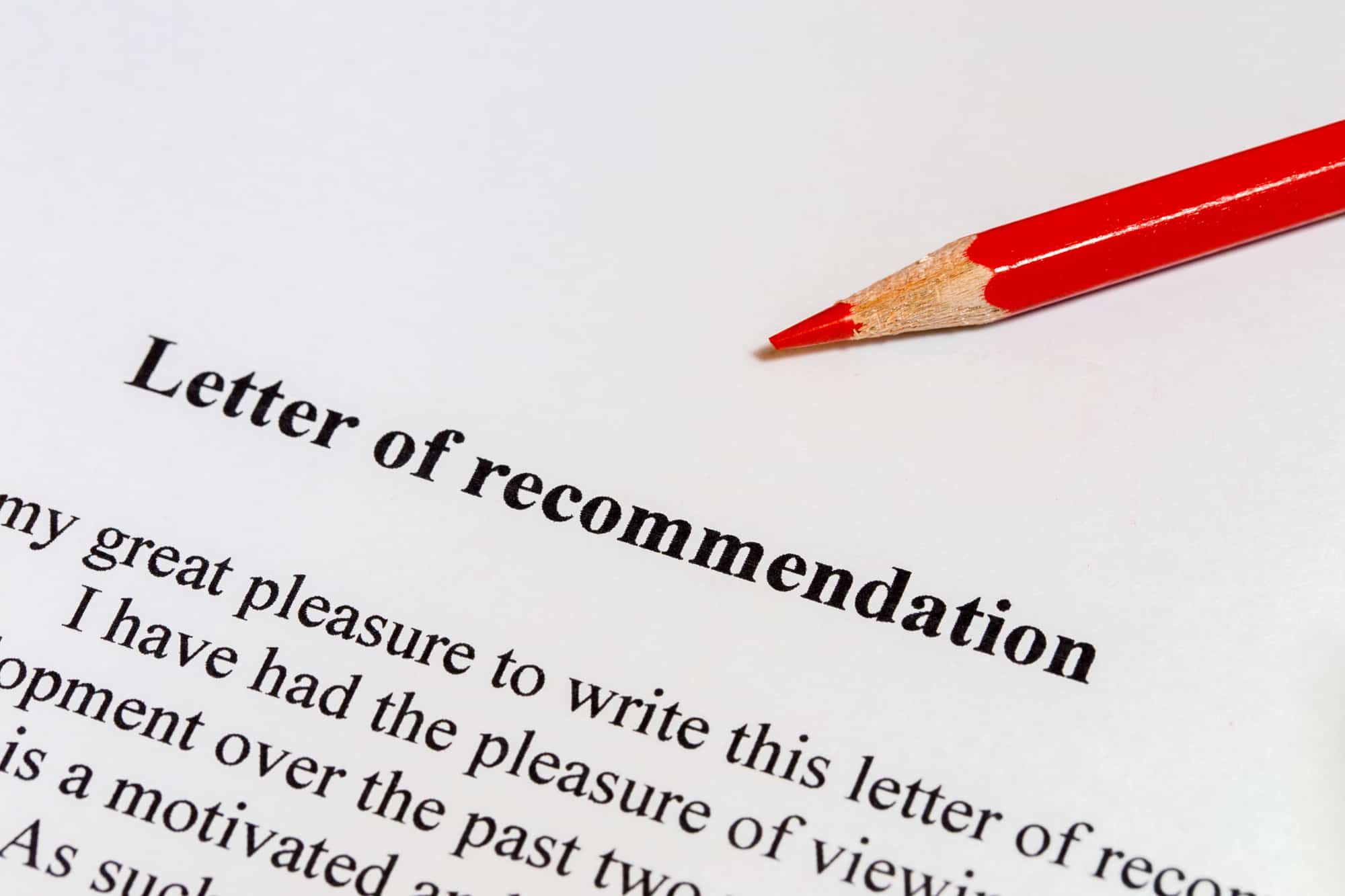 Sample Recommendation Letter For An Average Student