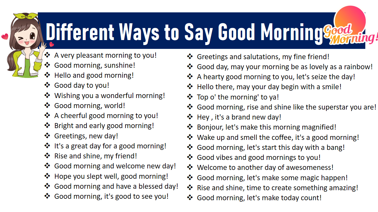 Different Ways To Start A Letter