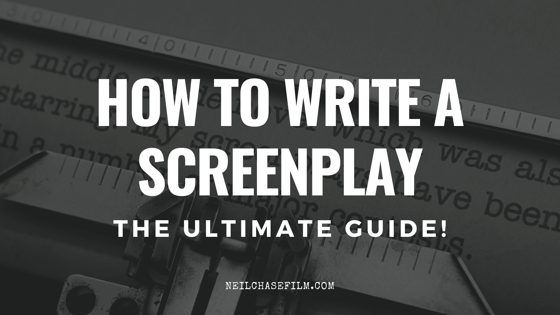 How To Start Writing A Screenplay