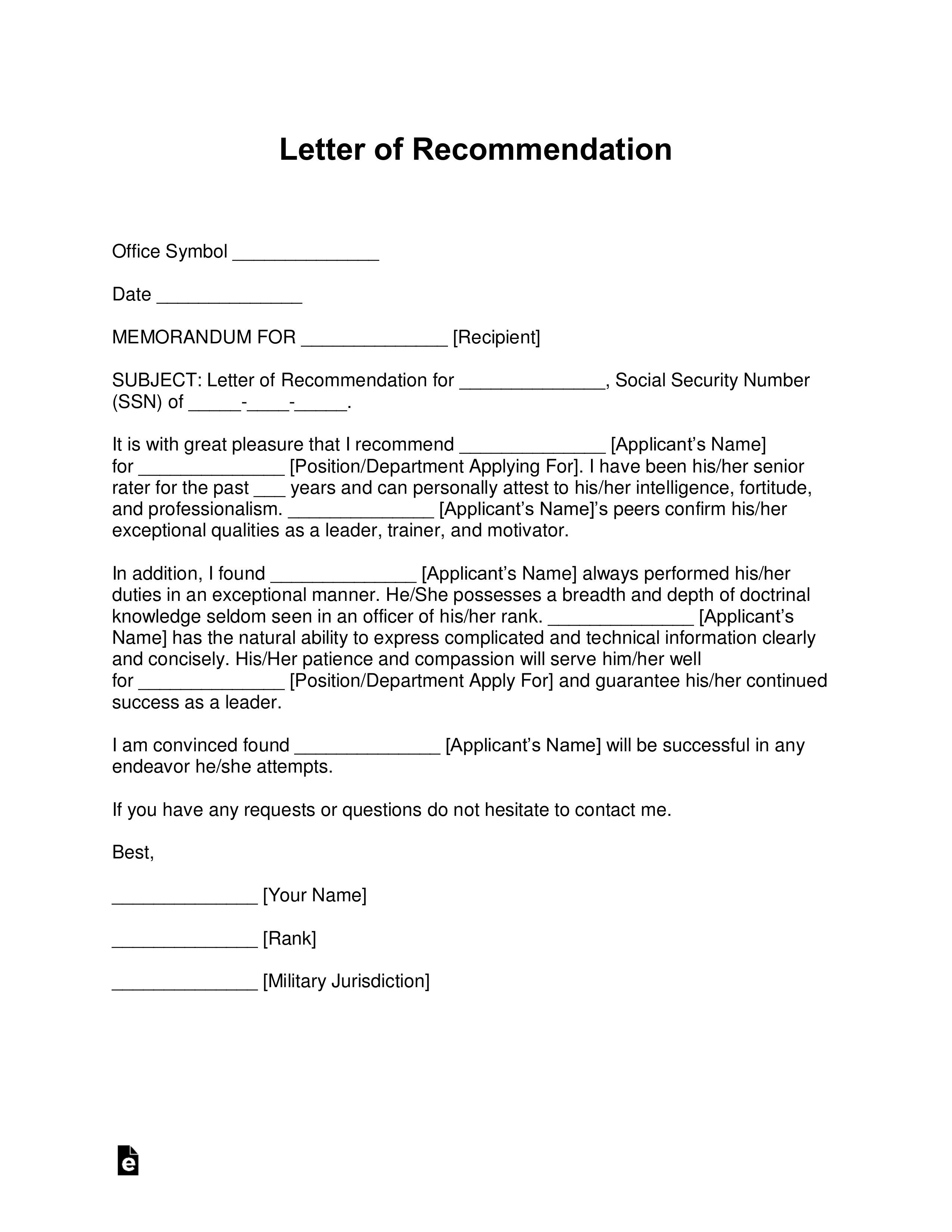 Sample Letter Of Recommendation For Student Athlete
