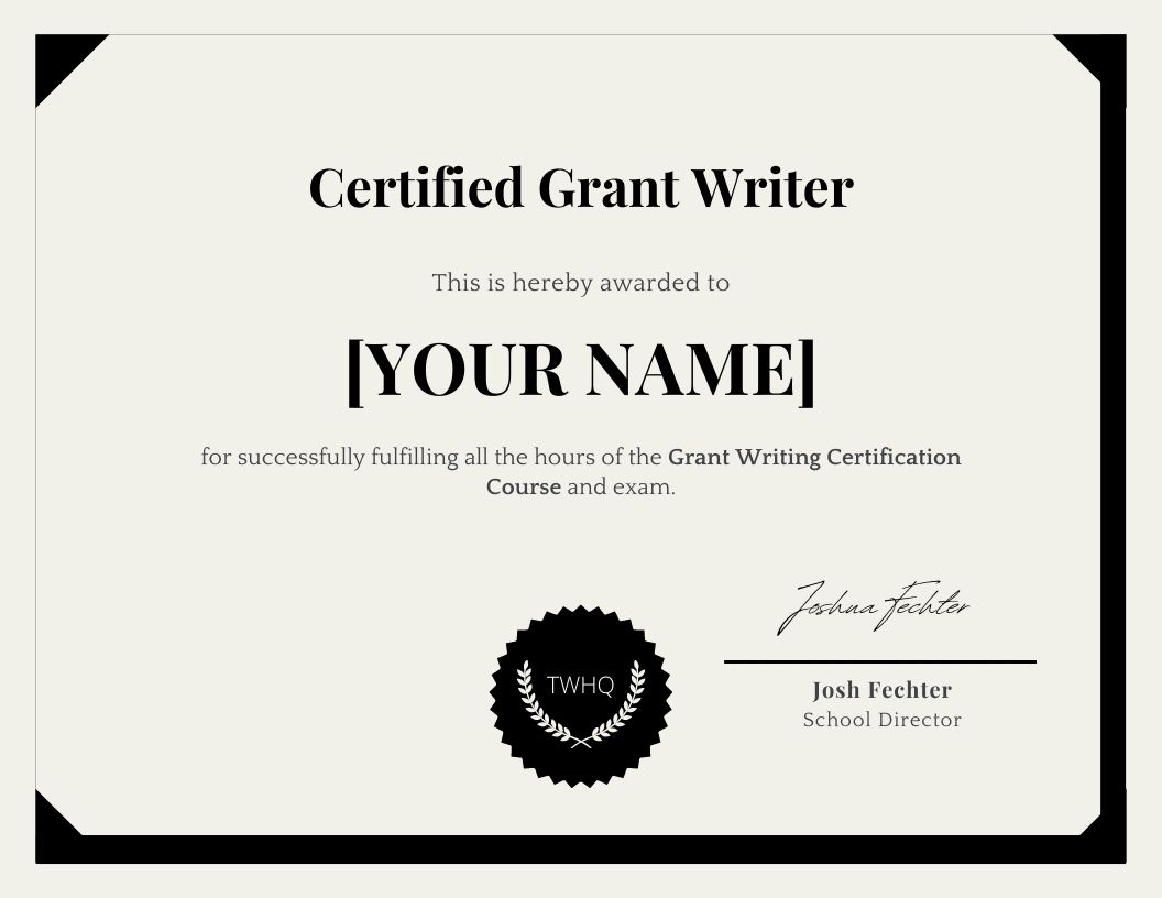 How To Get Grant Writing Experience