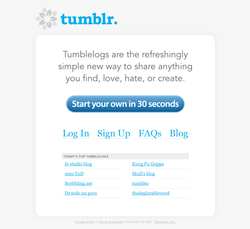 How To Start Tumblr Blog