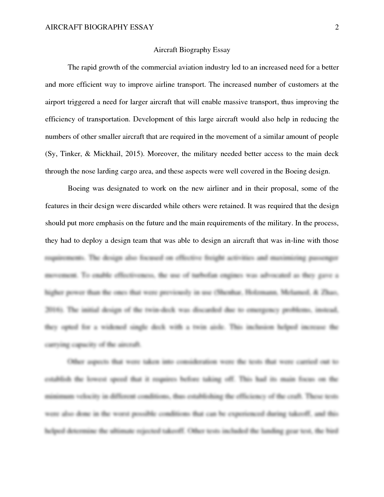 How To Start An Biography Essay