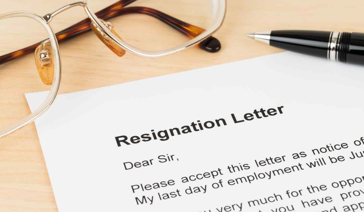 Writing A Professional Letter Of Resignation