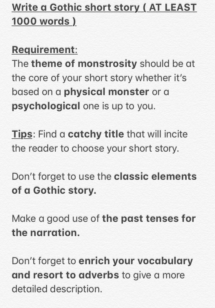 How To Write A Good Short Story