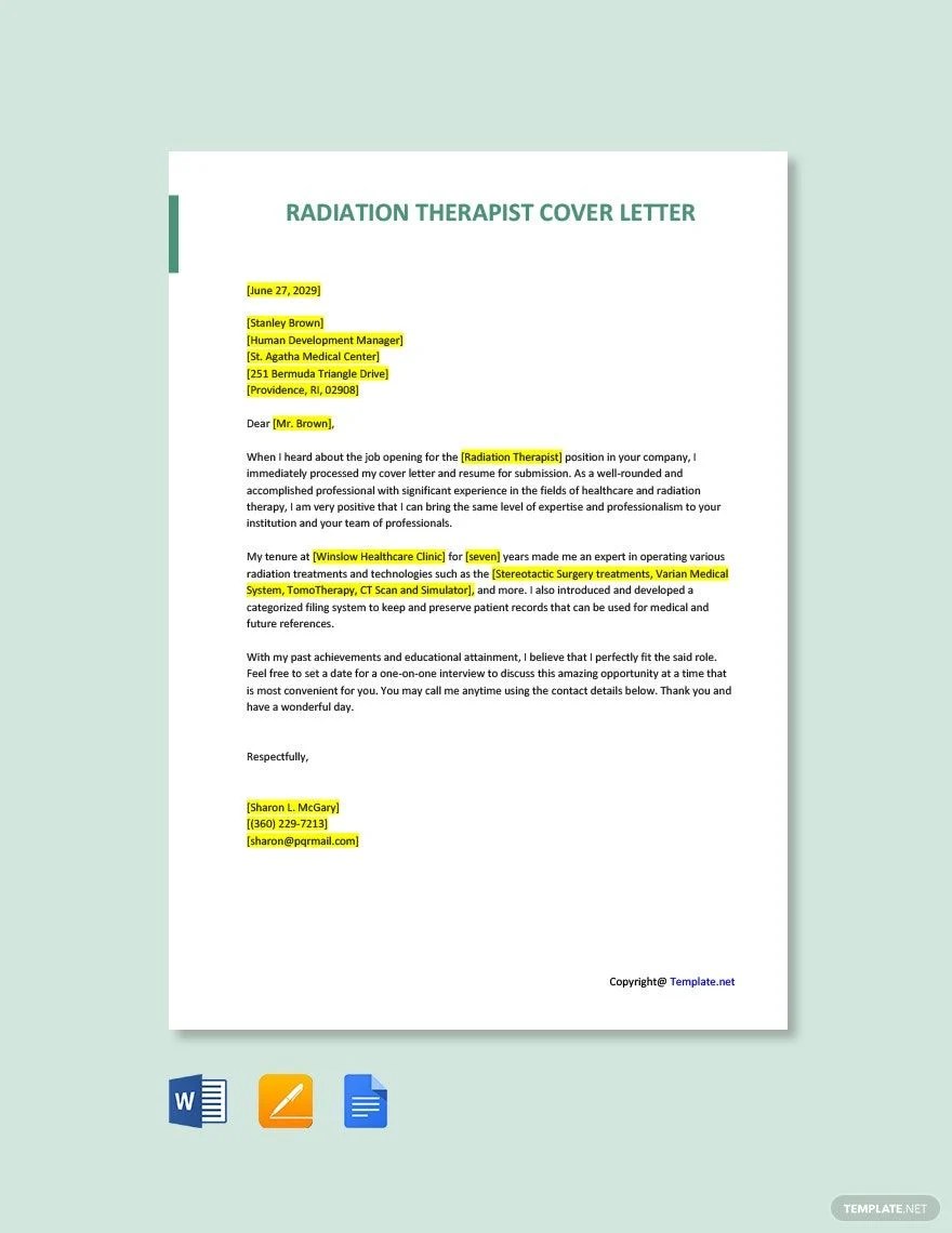 Occupational Therapy Letter Of Recommendation Example