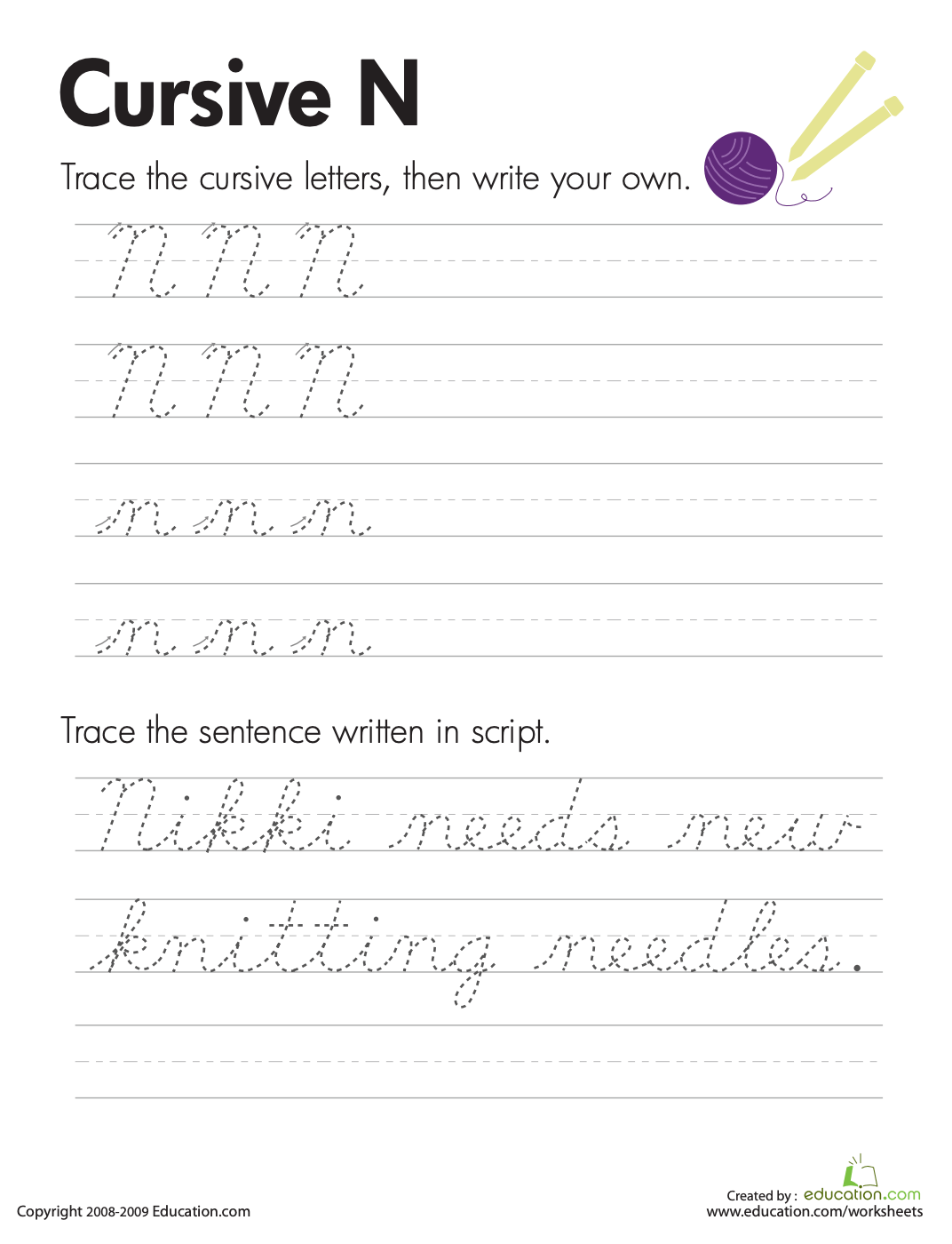 How To Write In Cursive For Beginners