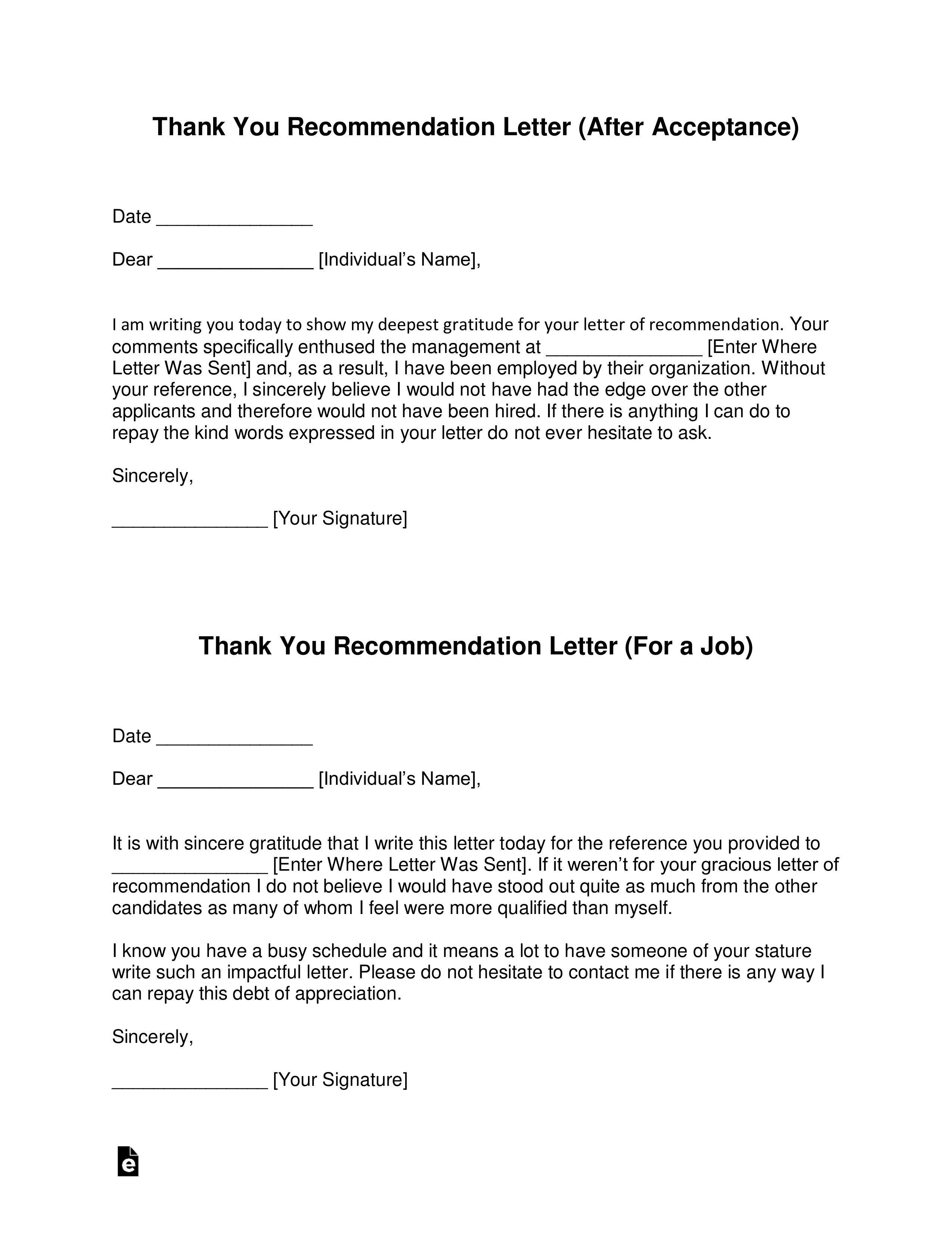 Formal Letter Of Recommendation Format