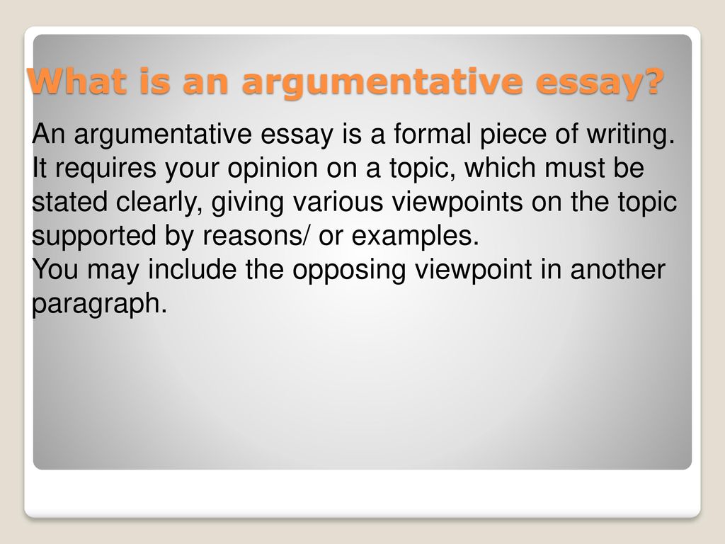 How To Conclude An Argumentative Essay