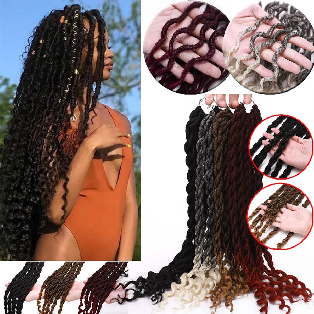 How To Style Faux Locs