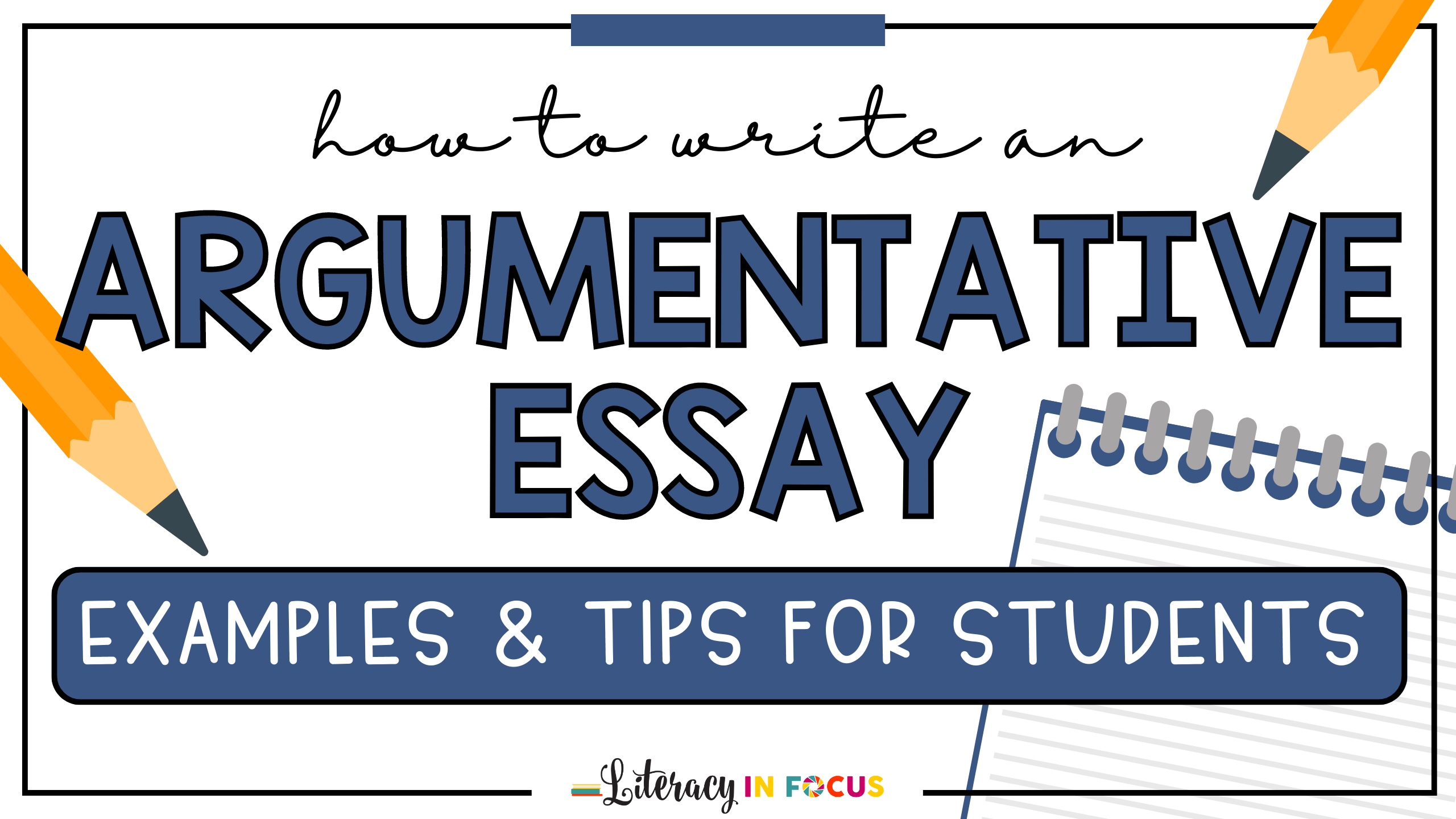 How To Write Argumentative Essay Sample