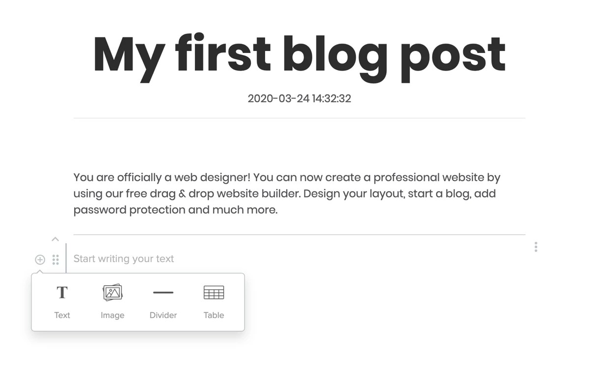 Make My Own Blog Website Free