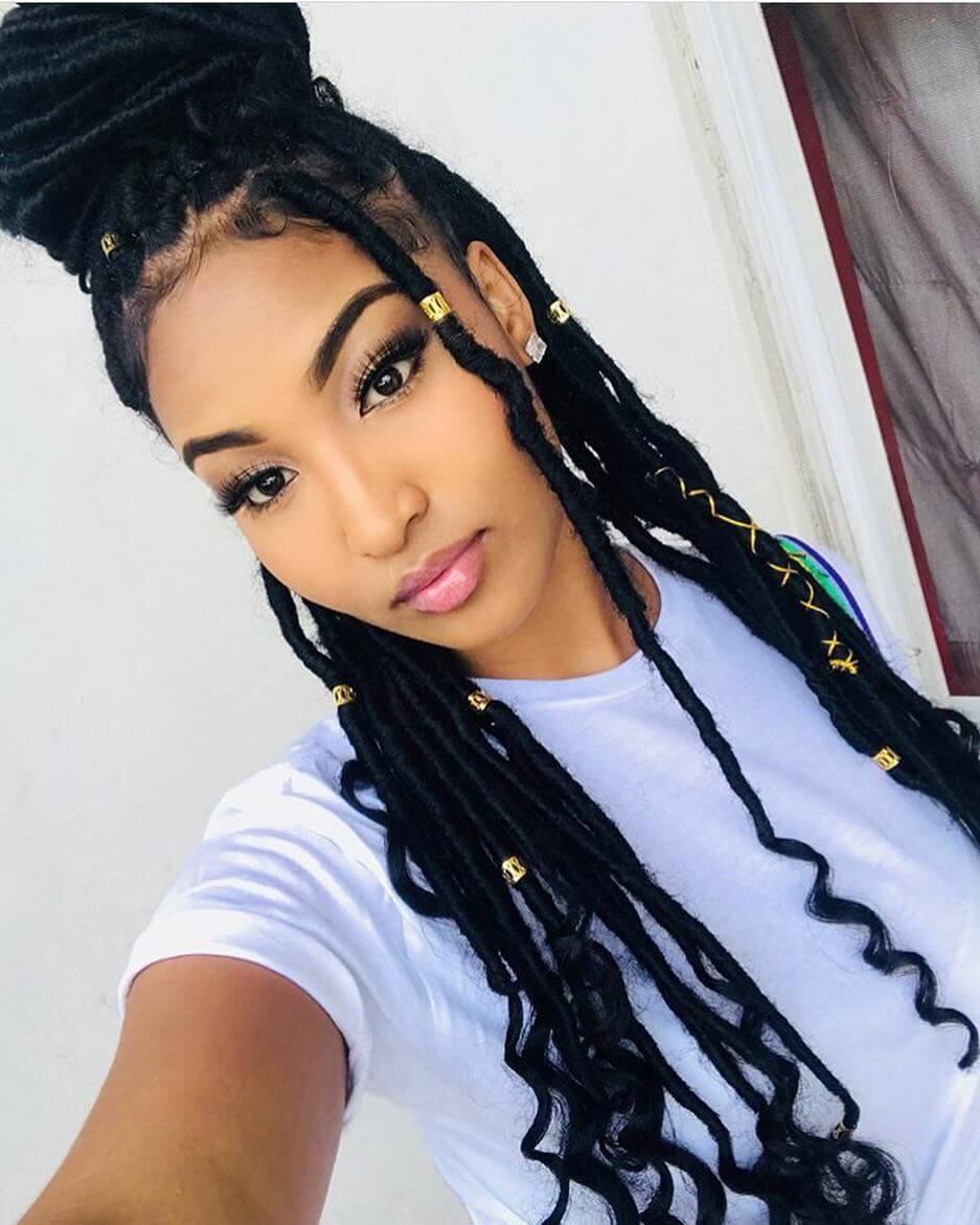 How To Style Faux Locs