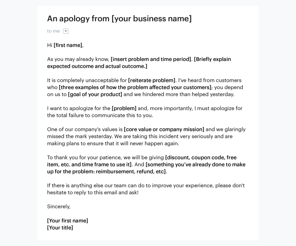 How To Apologize Professionally In An Email Sample