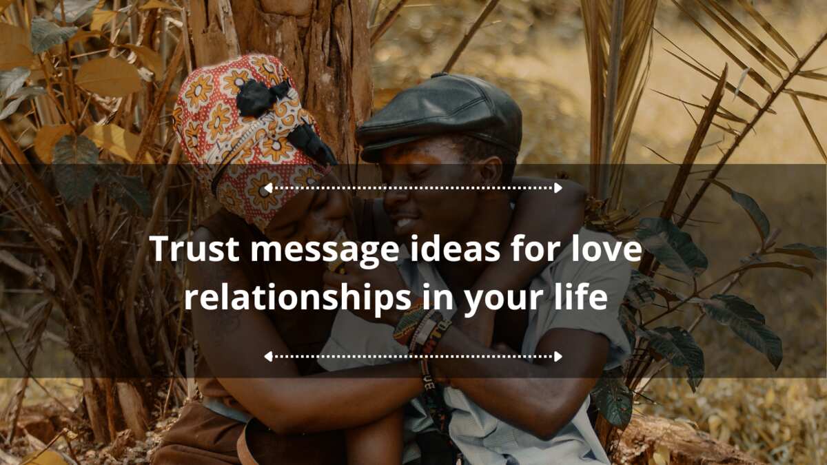 Message About Trust And Love