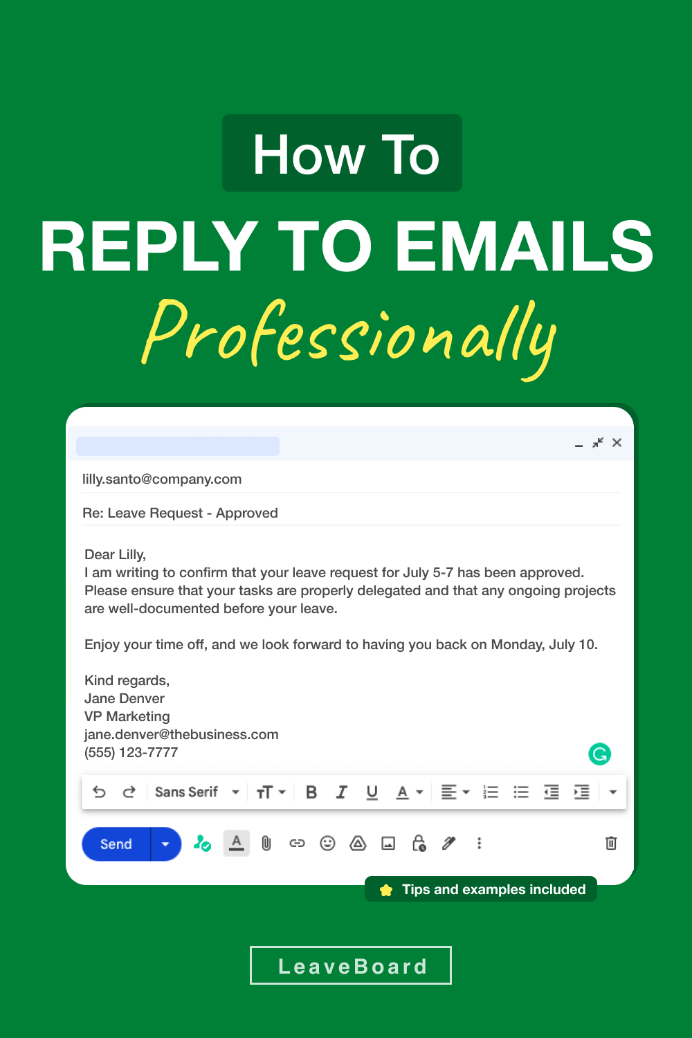 How To Write Emails Professionally