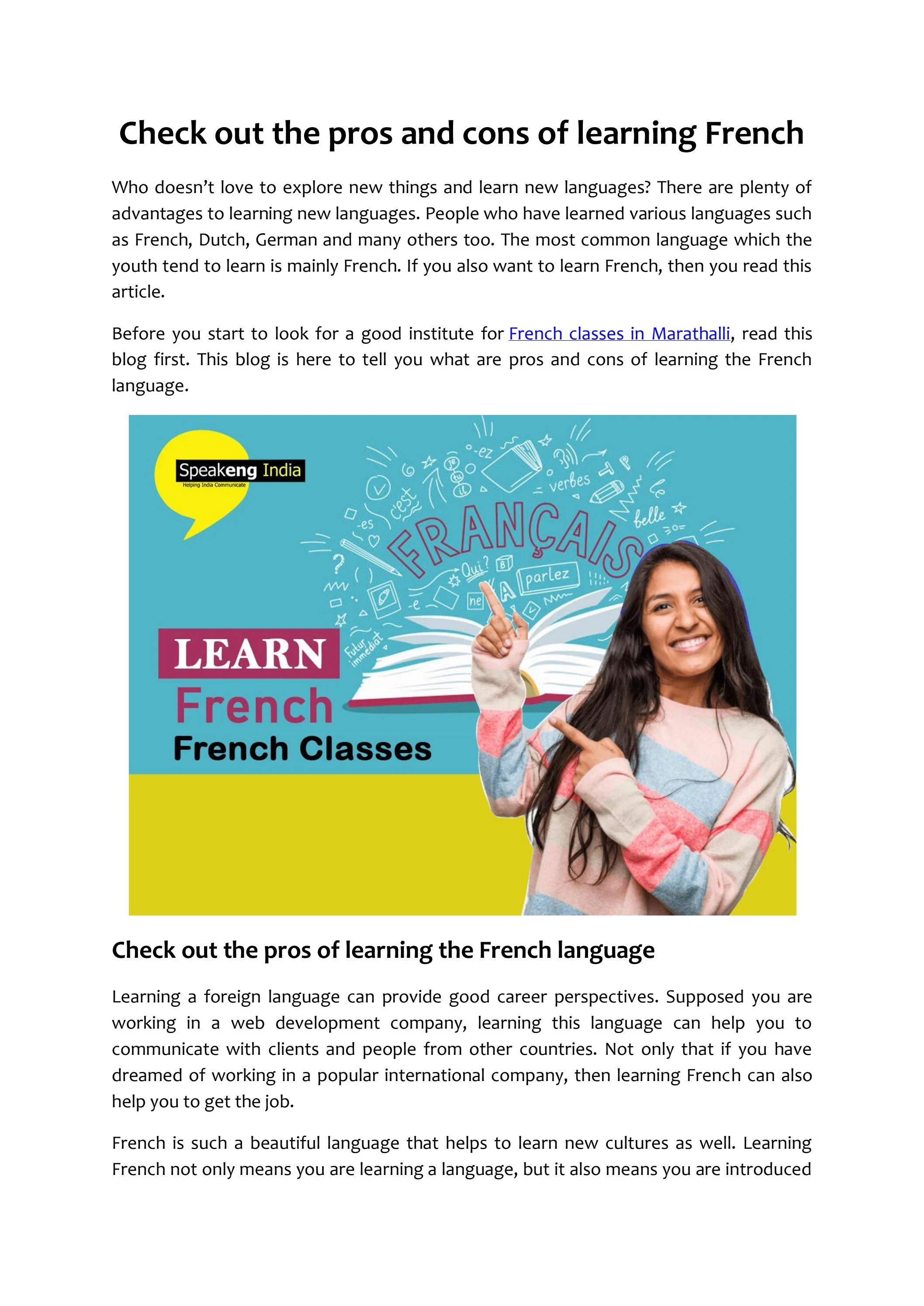 Where To Start Learning French