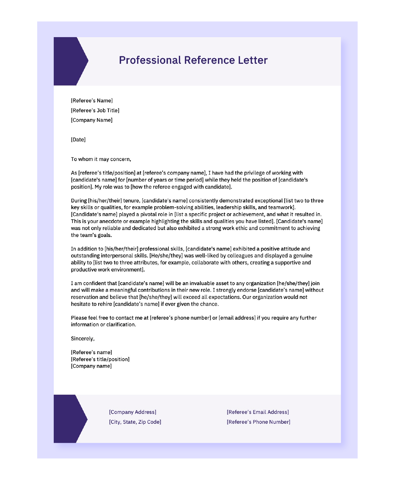 How To Write My Own Recommendation Letter