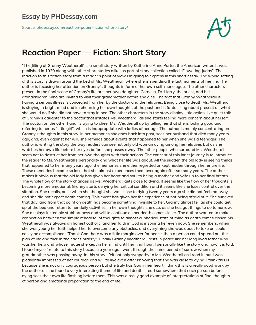 How To Write A Fiction Short Story