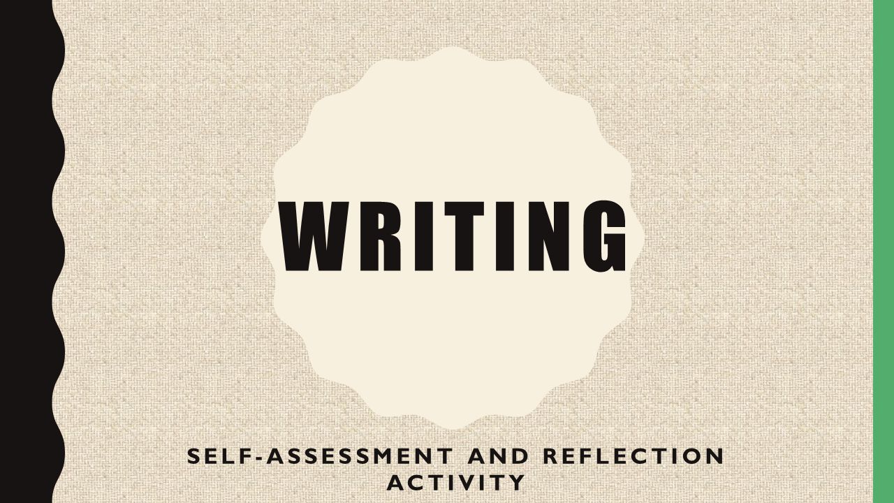 Writing A Self Evaluation Essay