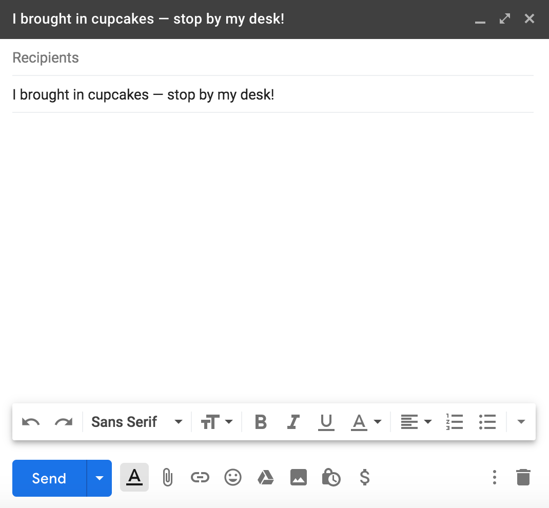 How To Start A Email Message