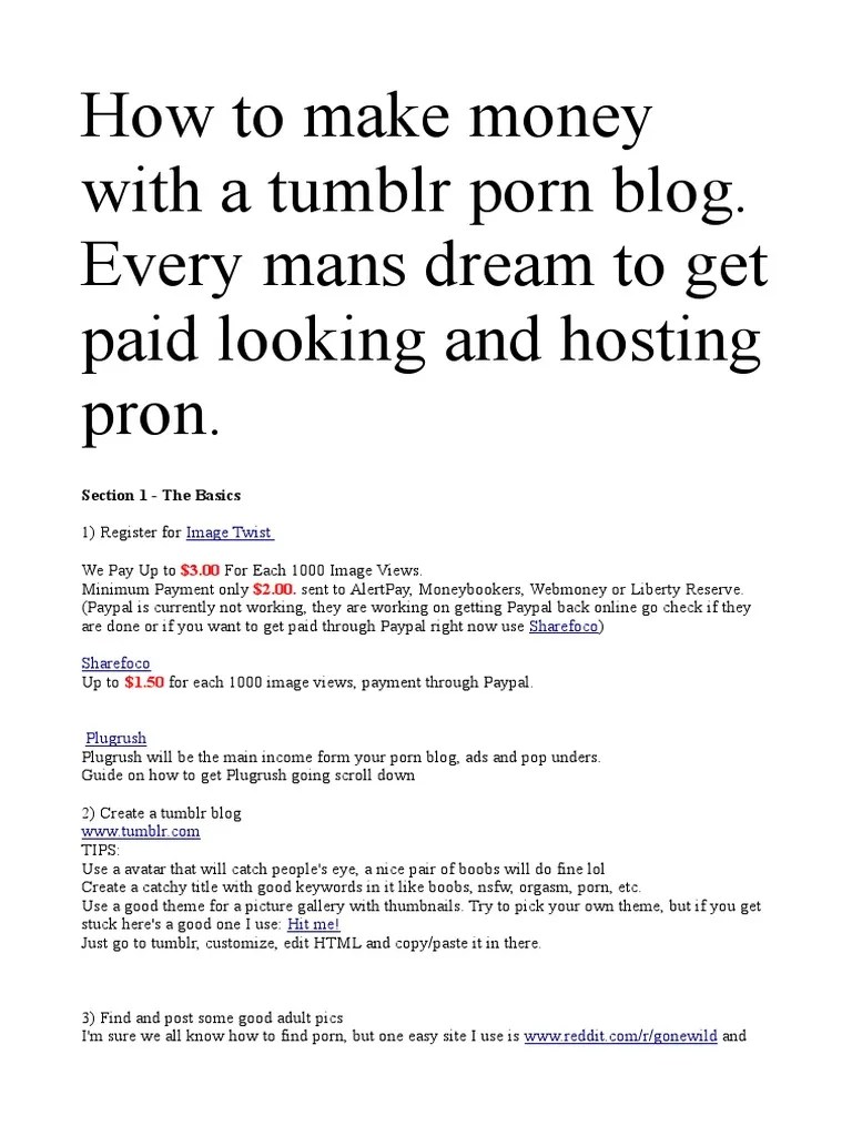 How To Make Tumblr Blog