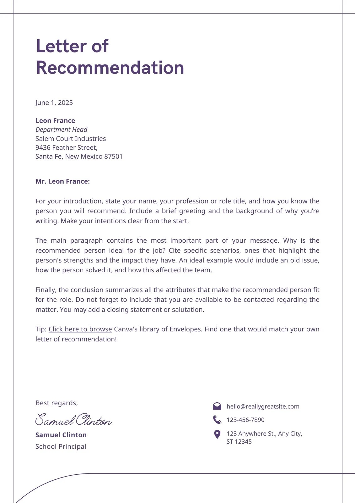 Sample Good Character Reference Letter For Court