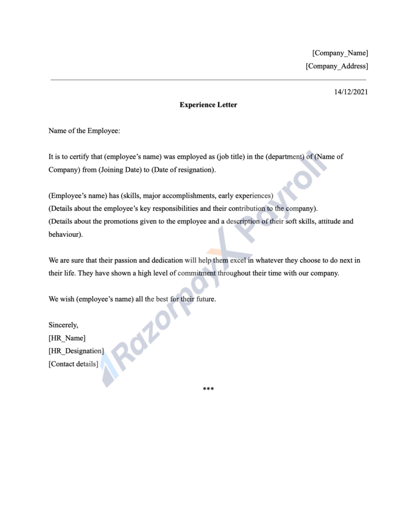 Example Of Recommendation Letter For Job